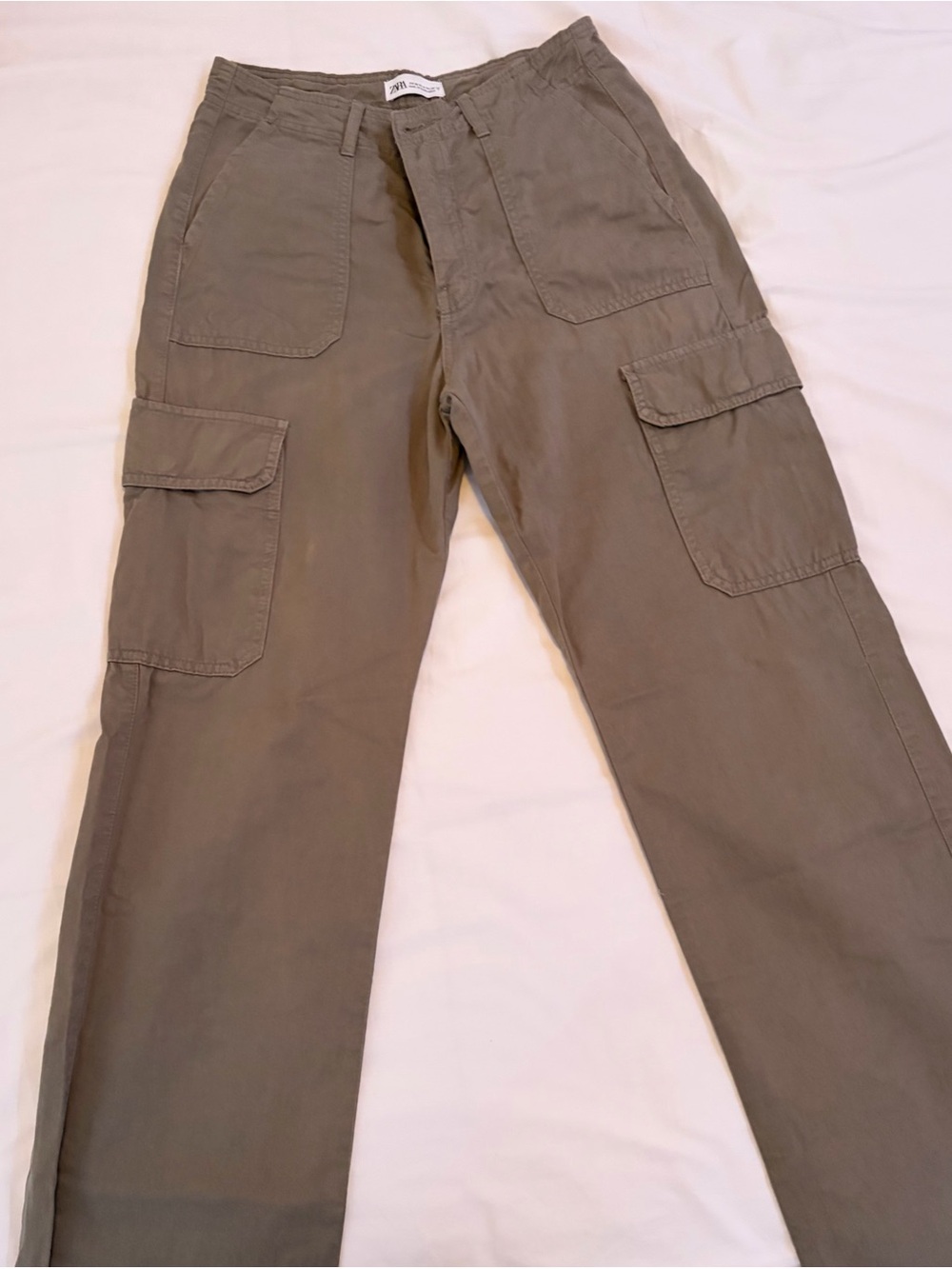 Women’s Cargo Pants - Olive Green
